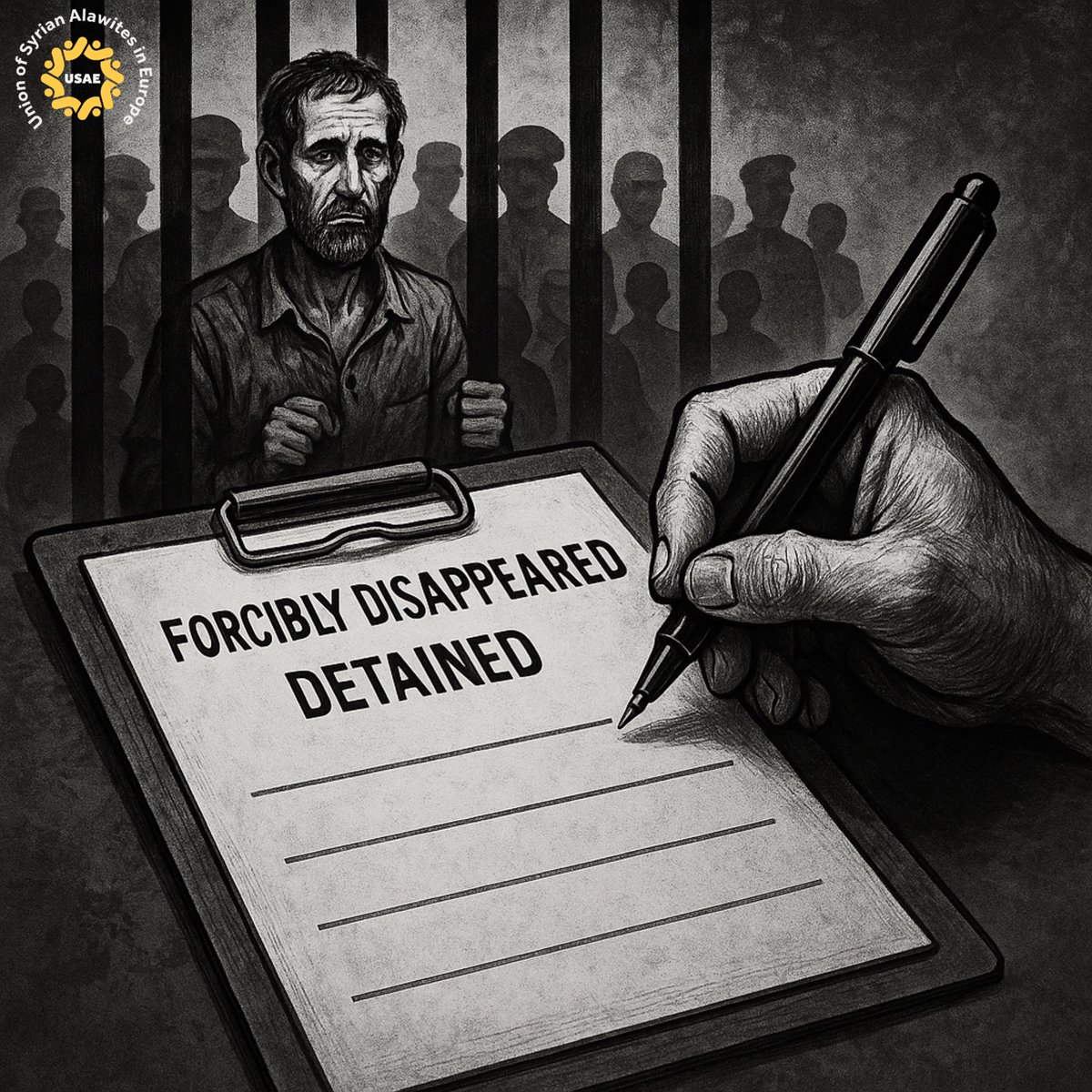 🔴 برعاية اتحاد العلويين السوريين في أوروبا، وفي إطار عملنا الحقوقي والقانوني المتواصل:

استبيان توثيق أسماء المعتقلين والمغيّبين قسرًا

في ظل توارد معلومات وشهادات مقلقة, رغم صعوبة التحقق منها, عن قيام عصابات ما يُعرف بـ”الأمن العام” بتنفيذ تصفيات جسدية صامتة داخل السجون، طالت