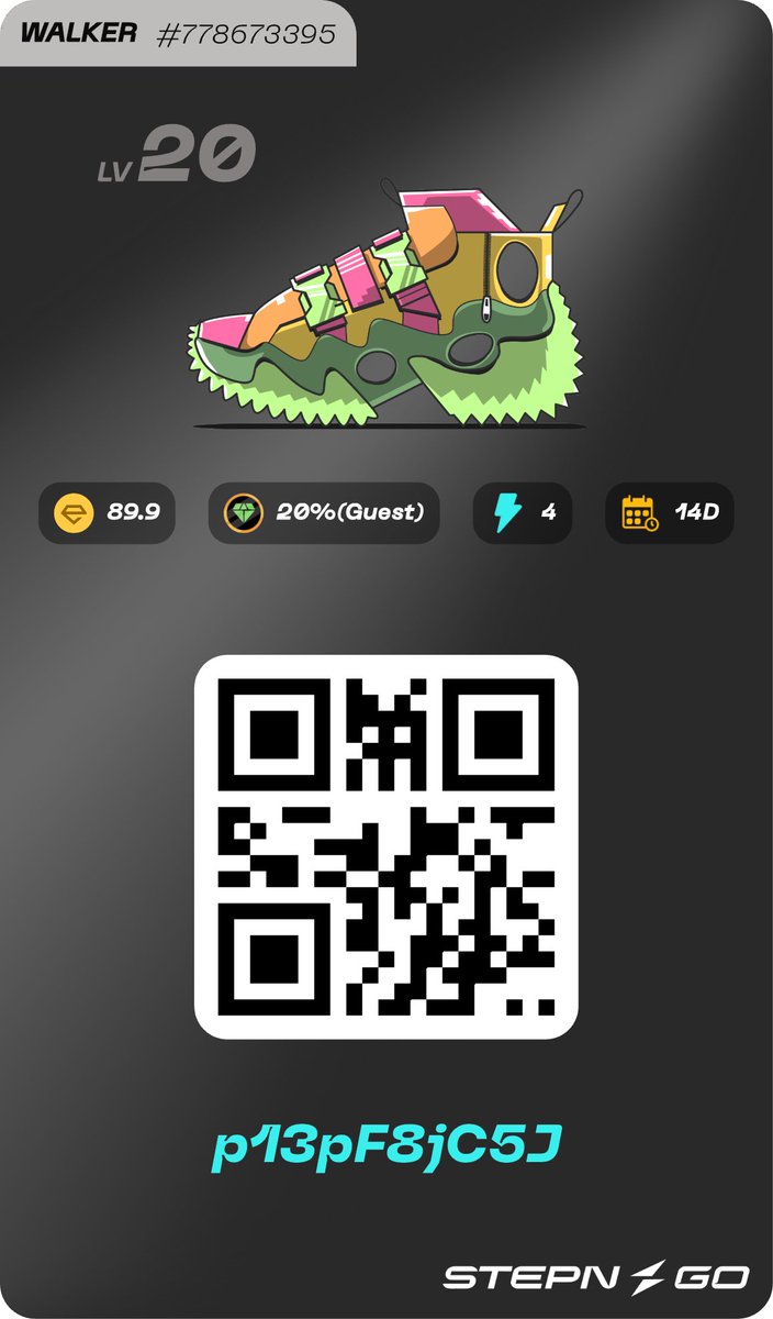 joe2tuusig's tweet image. Hey if someone wants to join my haus at 20/80 and 4⚡️ Here you go:
#STEPNGO