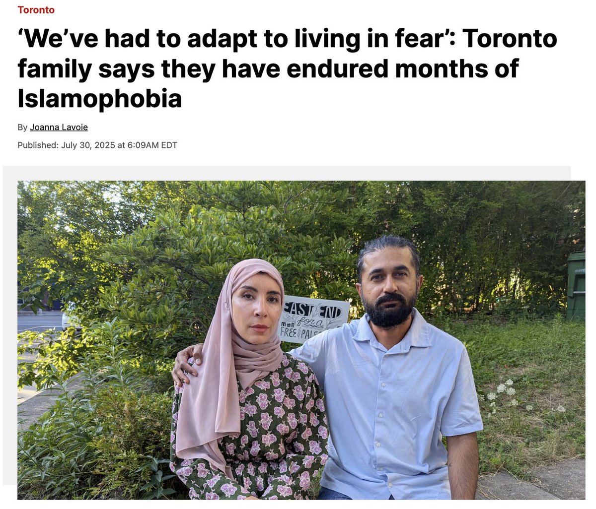 Hi <a href="/CP24/">CP24</a>!

Have you contacted any Jews since Oct 7?

I live under rаpe and death threats. Threats against my family who says nothing. My dog who barely speaks English.

I invite you to reach out to me to learn what it's like to live under constant threat. Simply for being a Jew.