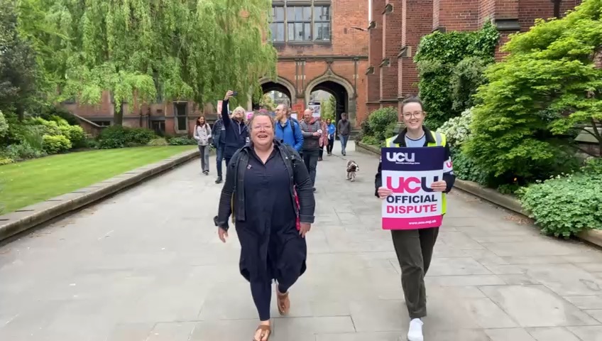Loud &amp; Proud haha, yes, this is me, chanting 'whose uni' during our recent (won!) dispute. But if you want, you could also hear 'whose union, our union'!  When we stand together, we stand strong. So when you get your ballot, you get to vote for me!  ucu.org.uk/article/14110/…