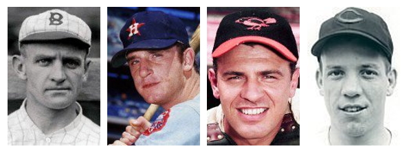 NowTakingField's tweet photo. July 30 Baseball Birthday Boys... Casey Stengel (1890), Doug Rader (1944), Gus Triandos (1930), and Joe Nuxhall (1928). Learn more about each at today's Baseball Buffet!
https://t.co/JsfGk2gFas https://t.co/kbcJpBV0av