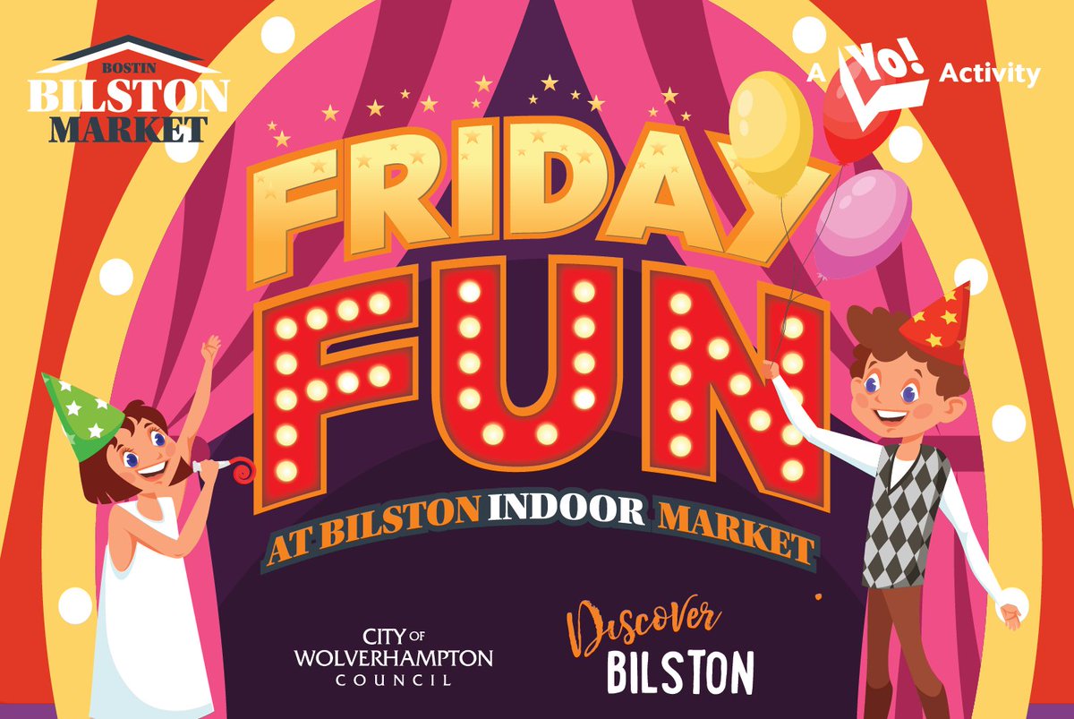 📣 FREE activities at Bilston Market this Friday (August 1)!
Visit Bilston Indoor Market 10am to 2pm for:
Free Facepainting 🌈 AI photobooth 🦸 &amp; caricaturist 🧑‍🎨
🎉 Free wristbands for funfair rides (9am - 3pm)
🛍️ While you’re there why not shop around and grab a bargain?