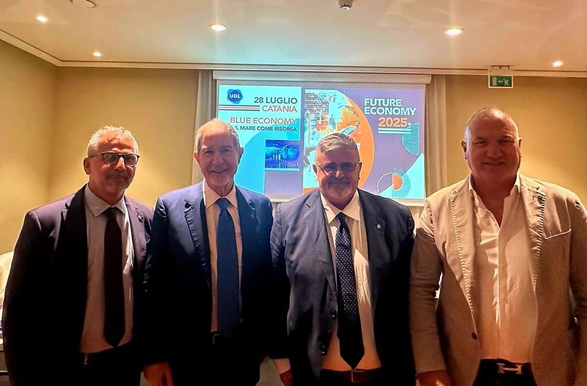 📷 Blue Economy: una risorsa strategica per la Sicilia
Grande partecipazione e confronto di qualità all’Hotel Baia Verde di Acicastello per la tappa siciliana di Future Economy 2025, il ciclo nazionale promosso da UGL. facebook.com/uglcatania/pos…
