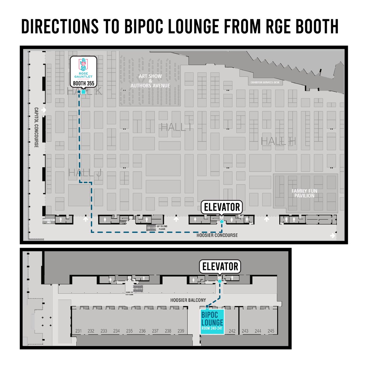 RoseGauntletFDN's tweet photo. While enjoying your time at @Gen_Con,stop by and see what we have going on for the community in the BIPOC lounge!
Play games, find a mentorship, network, or complete our scavenger hunt at the booth! https://t.co/jU6dbNC4P0