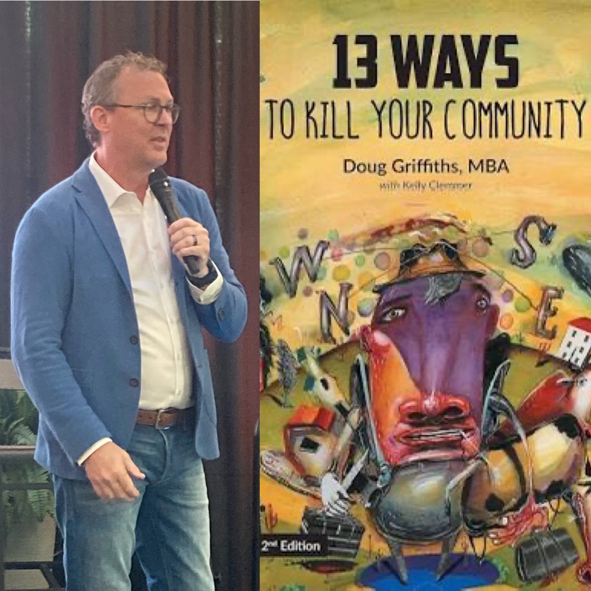 Small town economic development programs and entrepreneurial support organizations can learn a lot from Doug Griffiths’ book “13 Ways To Kill Your Community.” He was a featured speaker at Stand Up Rural America.