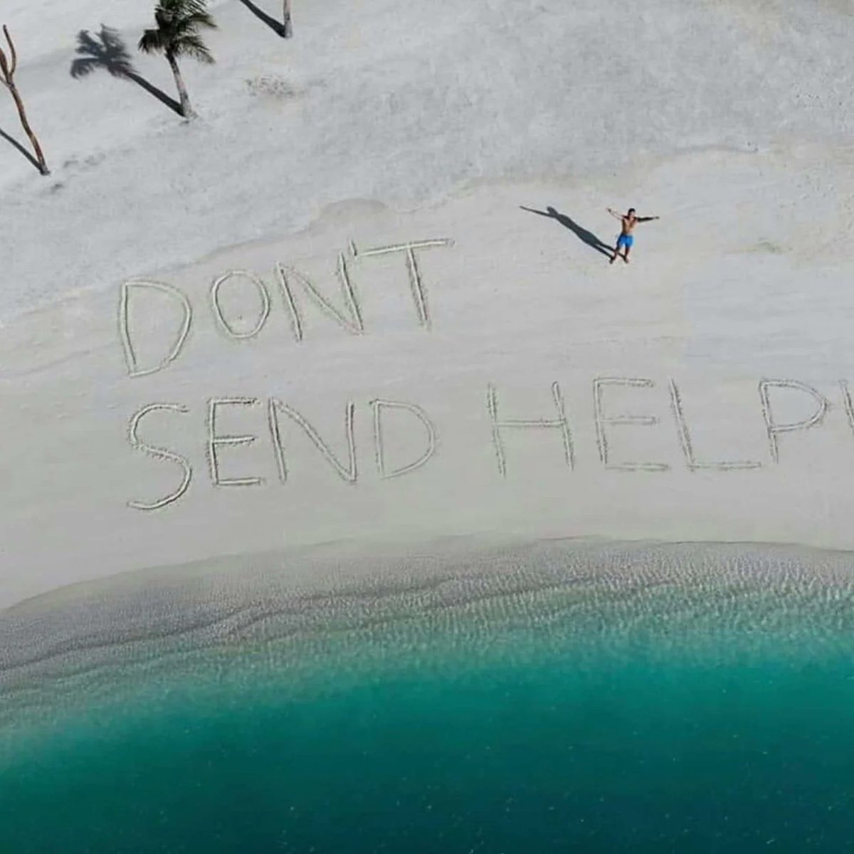 Dont send help send weed 😂