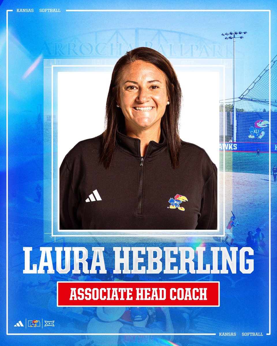 KUSoftball's tweet image. Coach on the rise 📈

Congrats to @LauraHeberling on being elevated to Associate Head Coach!