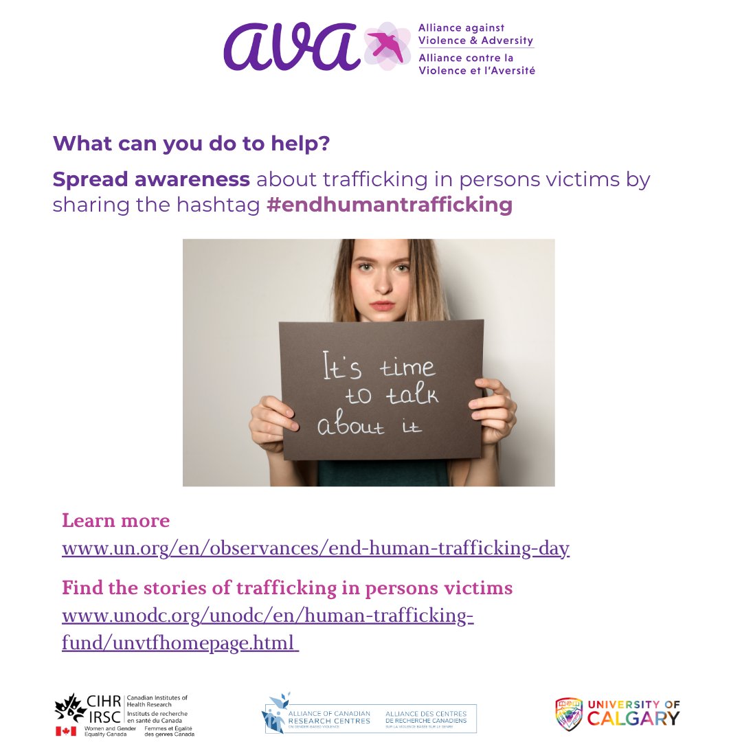 🌍🕊️Today we stand united against human trafficking. Every year, millions are exploited worldwide, including 1 in 3 trafficking victims who are children and 7 in 10 trafficking victims who are women and girls.

#AVA #EndHumanTrafficking #WorldDayAgainstTrafficking