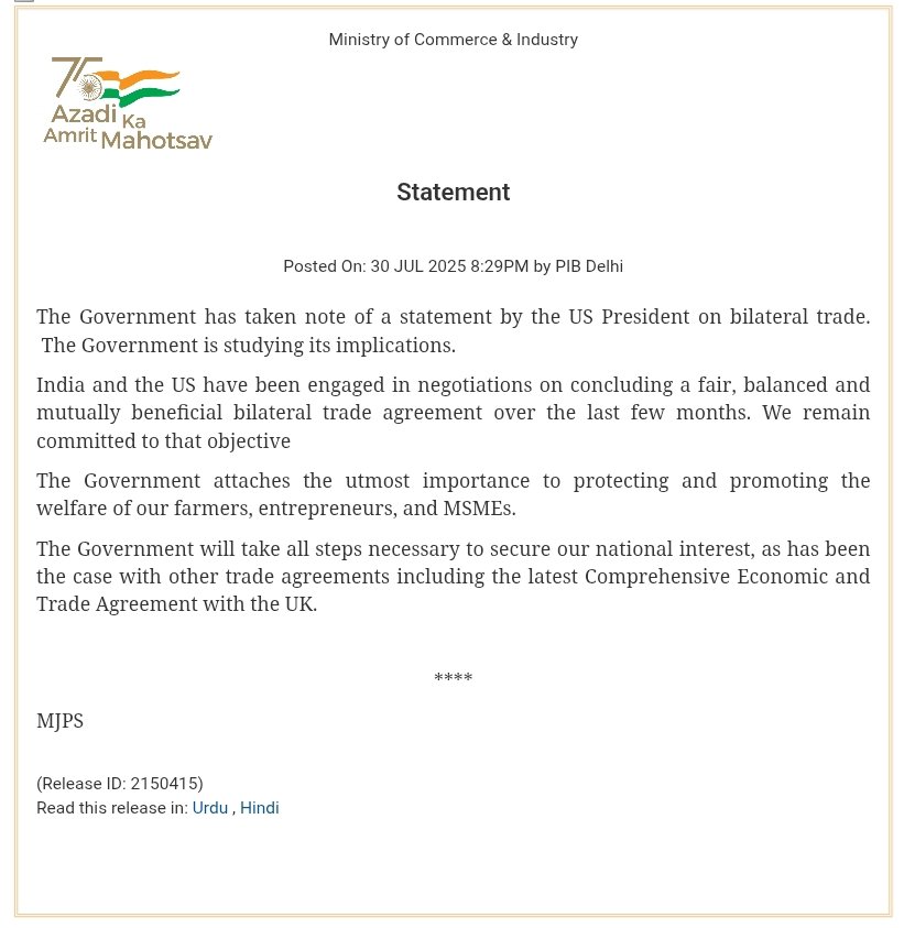 rakeshH_M's tweet image. Always National Interest First ✌️ 
#Tariffs #USTarriffs