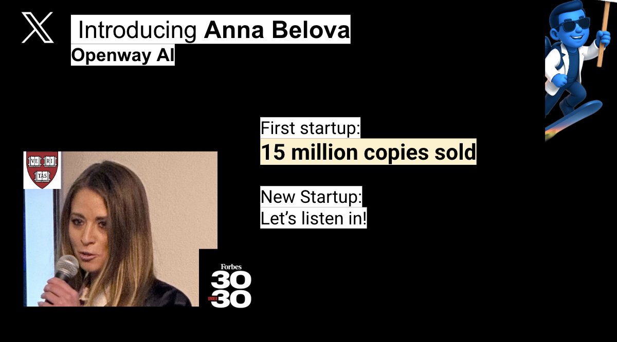 Don Stein (@donversationz) on Twitter photo Special guest today <a href="/AIBelova/">Anna Belova</a> !
Tune in to our live event at 1 PM ET to see what she's up to!
vcnetworking.com/fundraise-work⦠Special guest today <a href="/AIBelova/">Anna Belova</a> !
Tune in to our live event at 1 PM ET to see what she's up to!
vcnetworking.com/fundraise-workā¦