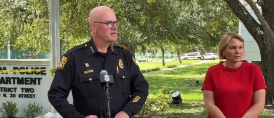 Hillsborough County State Attorney's Office (@hillsboroughsao) on Twitter photo State Attorney Suzy Lopez joined <a href="/TampaPD/">Tampa Police Department</a> Chief Lee Bercaw as he updated the community about an officer who was shot in the line of duty today. Thankfully, the officer is expected to make a full recovery. State Attorney Suzy Lopez joined <a href="/TampaPD/">Tampa Police Department</a> Chief Lee Bercaw as he updated the community about an officer who was shot in the line of duty today. Thankfully, the officer is expected to make a full recovery.