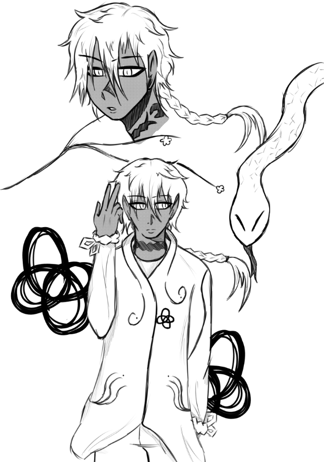 [ OC ] Eikyu Kusonoki - Embodiment of Ouroboros