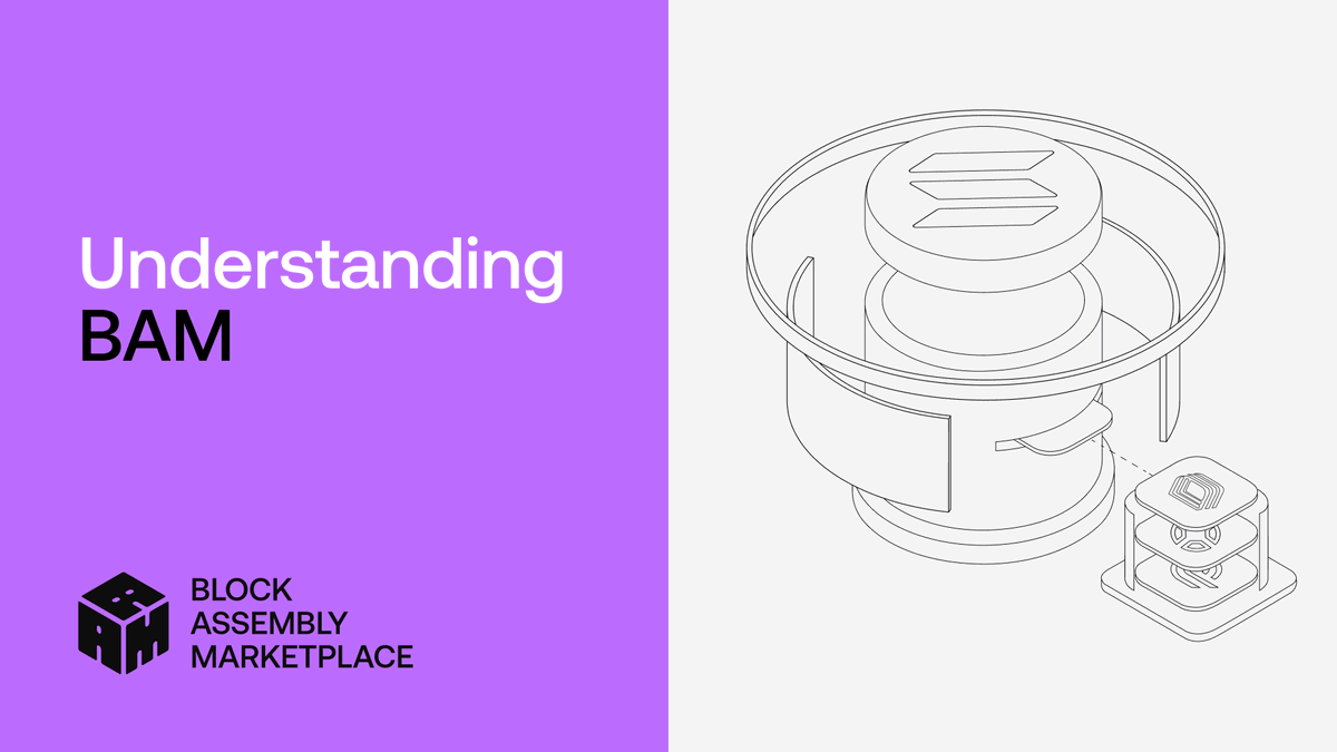 jito_sol's tweet photo. 𝘽𝘼𝙈 𝙧𝙚-𝙞𝙢𝙖𝙜𝙞𝙣𝙚𝙨 𝙎𝙤𝙡𝙖𝙣𝙖.

To understand how, let's first go through the current state of MEV on Solana: 
• Modified validator clients are sandwiching trades. 
• Private mempools hide predatory behavior. 
• Bad validators are nearly impossible to remove. 
• Institutional players can't touch DeFi because there's no transaction safety.

𝙏𝙝𝙚 𝙎𝙤𝙡𝙪𝙩𝙞𝙤𝙣:

BAM Node Operators - a second set of nodes running TEEs (Trusted Execution Environments) aka secure hardware that processes transactions in cryptographic enclaves. Transaction ordering moves from validators to BAM operators, where it happens inside these protected environments that attackers can't penetrate.

Cryptographic Attestations - every transaction bundle comes with a tamper-proof receipt showing exact ordering. When validators try to reorder for profit, the entire network sees it. 

Value-Adding Plugins - instead of extracting value, developers can now create value. As an example, the Market Cancel Priority plugin lets market makers cancel stale orders faster when markets move. Resulting in tighter spreads, better liquidity, more efficient markets for everyone.

🔗 to "Understanding BAM" article 💥 👇️