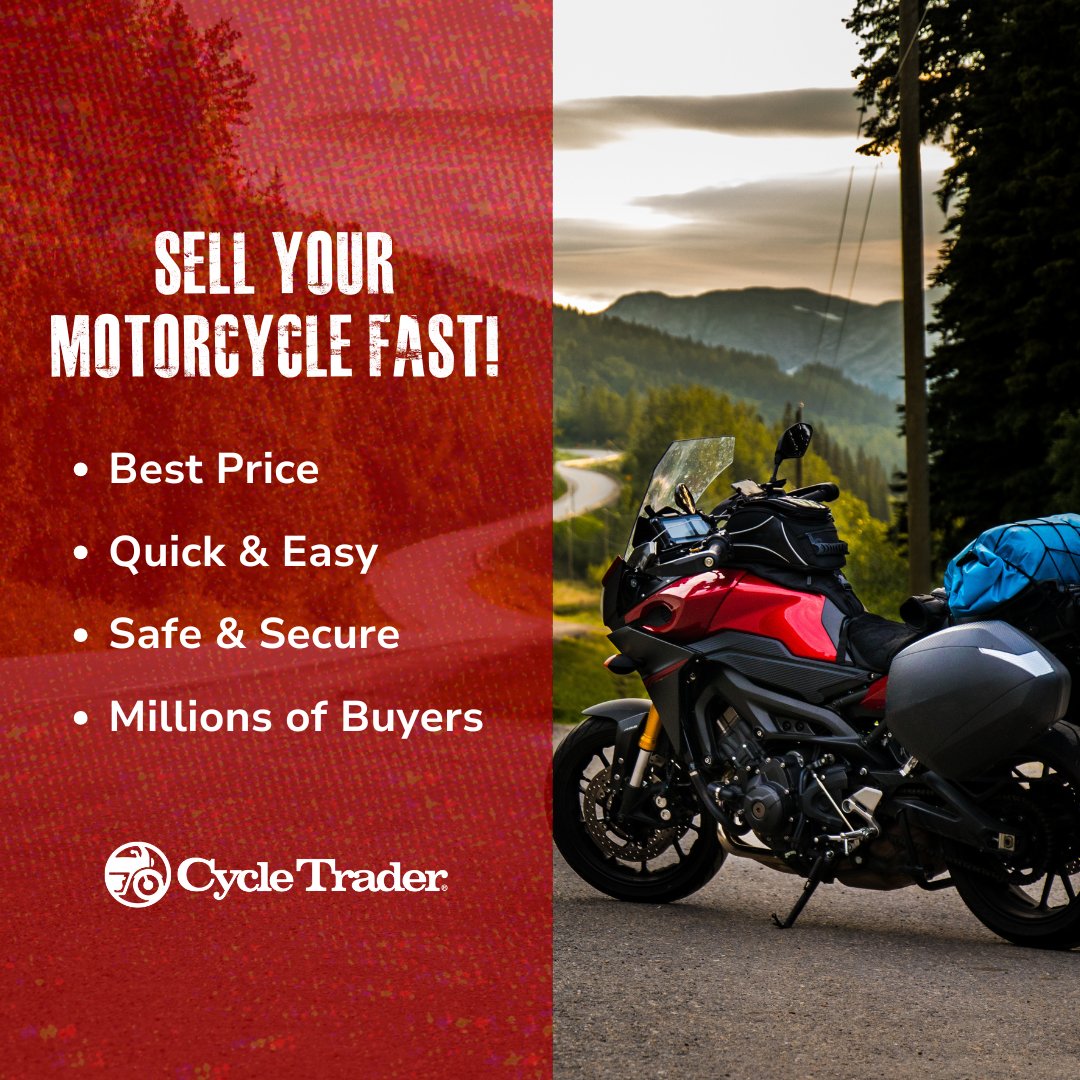 🏍️✨ Ready to sell your motorcycle? List it on Cycle Trader and reach millions of buyers! Fast, secure, and hassle-free—get the best price today! 👉 brnw.ch/21wUxI0

#CycleTrader #SellYourMotorcycle #BuySellResearch #NewAdventures