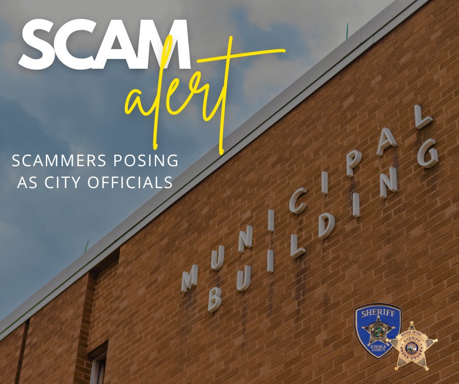 Scammers continue to pose as government officials!  If you are applying for things such as permits, ensure that anyone asking for payment is legit.  Do your due diligence by calling the office through their phone number listed on the official website to ensure it's not a scam.