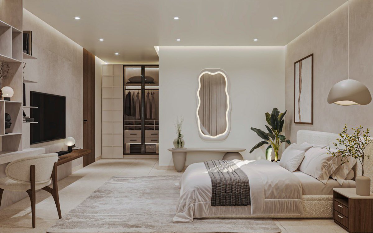 Designer_MA1's tweet image. احد الاعمال في تصميم غرفة نوم على النمط البوهيمي🌟

للاستشارات والتواصل : wa.me/message/KE4SXH…