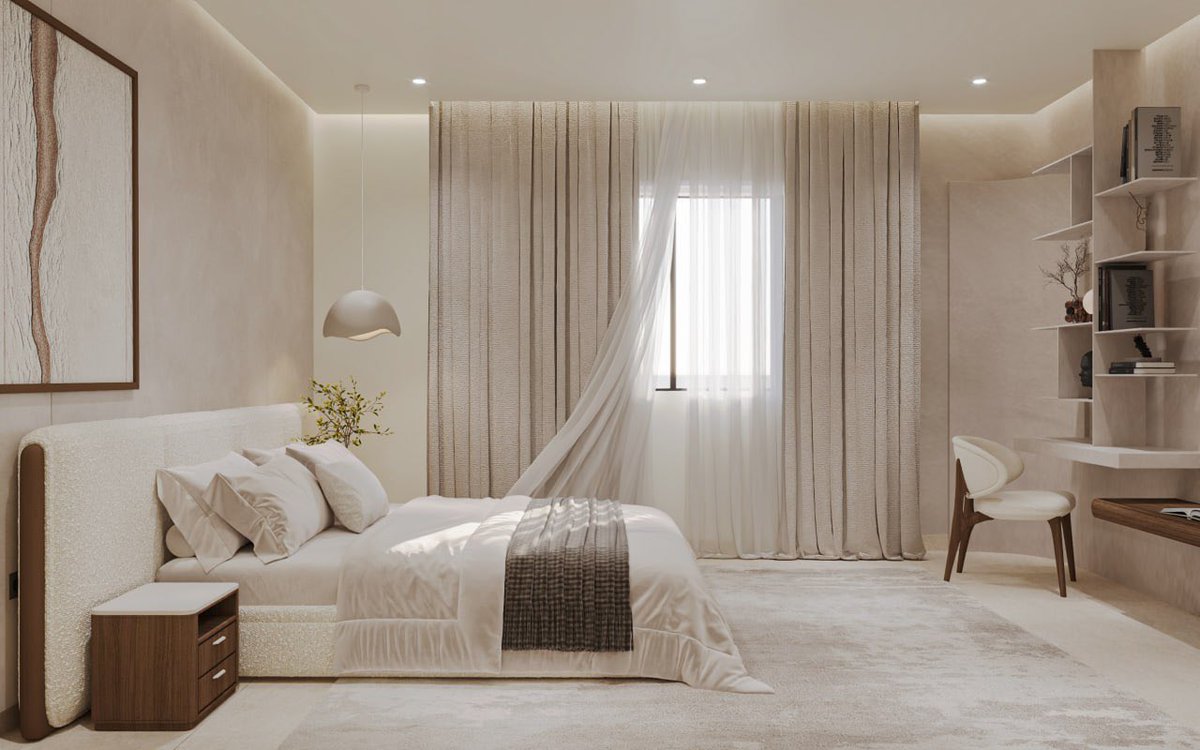 Designer_MA1's tweet image. احد الاعمال في تصميم غرفة نوم على النمط البوهيمي🌟

للاستشارات والتواصل : wa.me/message/KE4SXH…