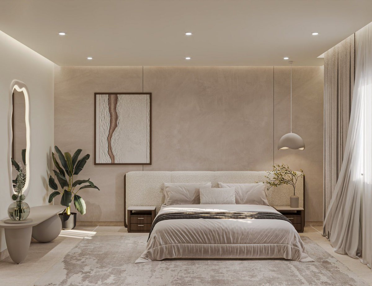 Designer_MA1's tweet image. احد الاعمال في تصميم غرفة نوم على النمط البوهيمي🌟

للاستشارات والتواصل : wa.me/message/KE4SXH…