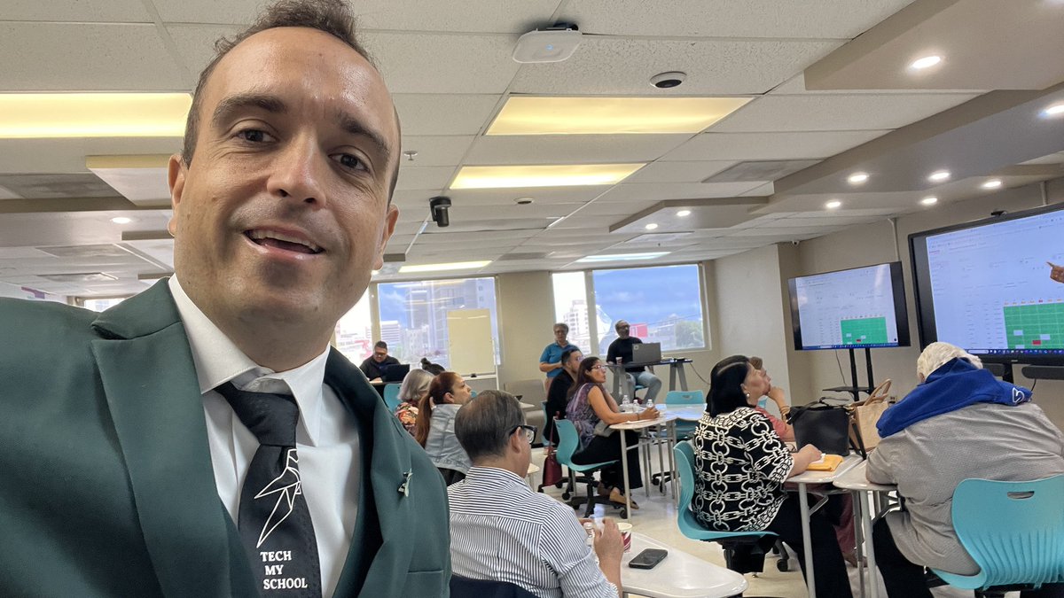 Tech My School (@techmyschool) on Twitter photo Training the professors <a href="/EDPUniversity/">EDP University of PR</a> today on #AI strategies in the classroom. So happy to serve such a wonderful staff and community. #puertorico #highered #act60 #nonprofit Training the professors <a href="/EDPUniversity/">EDP University of PR</a> today on #AI strategies in the classroom. So happy to serve such a wonderful staff and community. #puertorico #highered #act60 #nonprofit