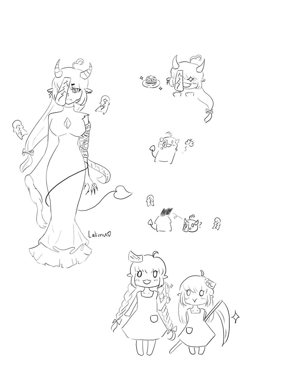 Devilsweetsunny's tweet photo. Hi everyone, long time no see.
 I was very busy during the time I was away, but I also grew a lot.💪
 I will try my best to continue updating in the future.☺️
#drawings #funny https://t.co/BL3MlNNrwT