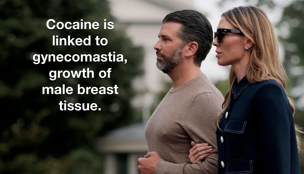 A buxom Don Jr rolling in hot to visit daddy last night.