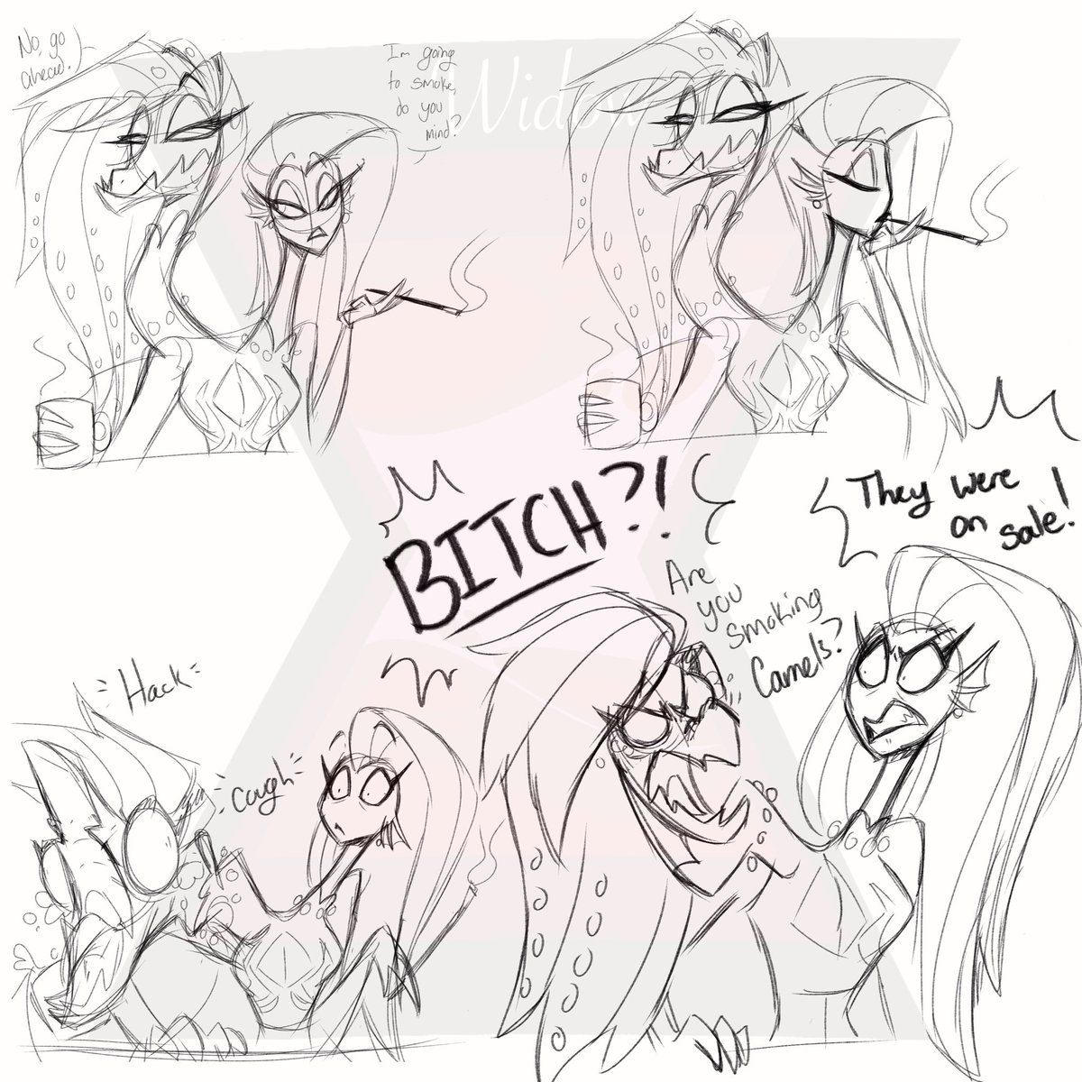 Different cigaret preferences #HelluvaBoss #HelluvaBossLevi #Levi