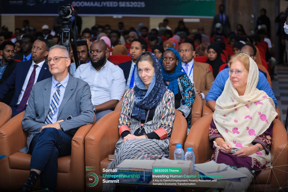 A distinguished high-level delegation representing the Federal Government of Somalia, including the Honorable Minister of Finance, H.E. Bihi Iman Egeh; the Honorable Minister of Planning, H.E. Mohamoud Sh. Abdirahman; the Honorable Minister of Education, H.E. Farah Sheikh