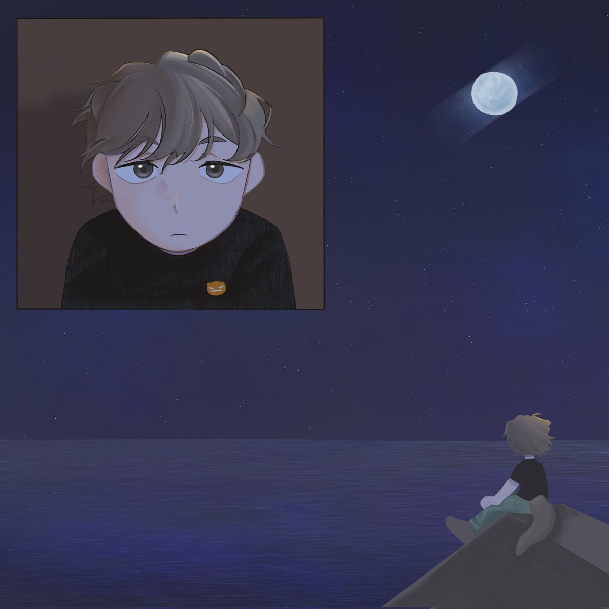 나를 한 번만 더 달에 데려다줘,
고요하니 아늑하던 그곳.