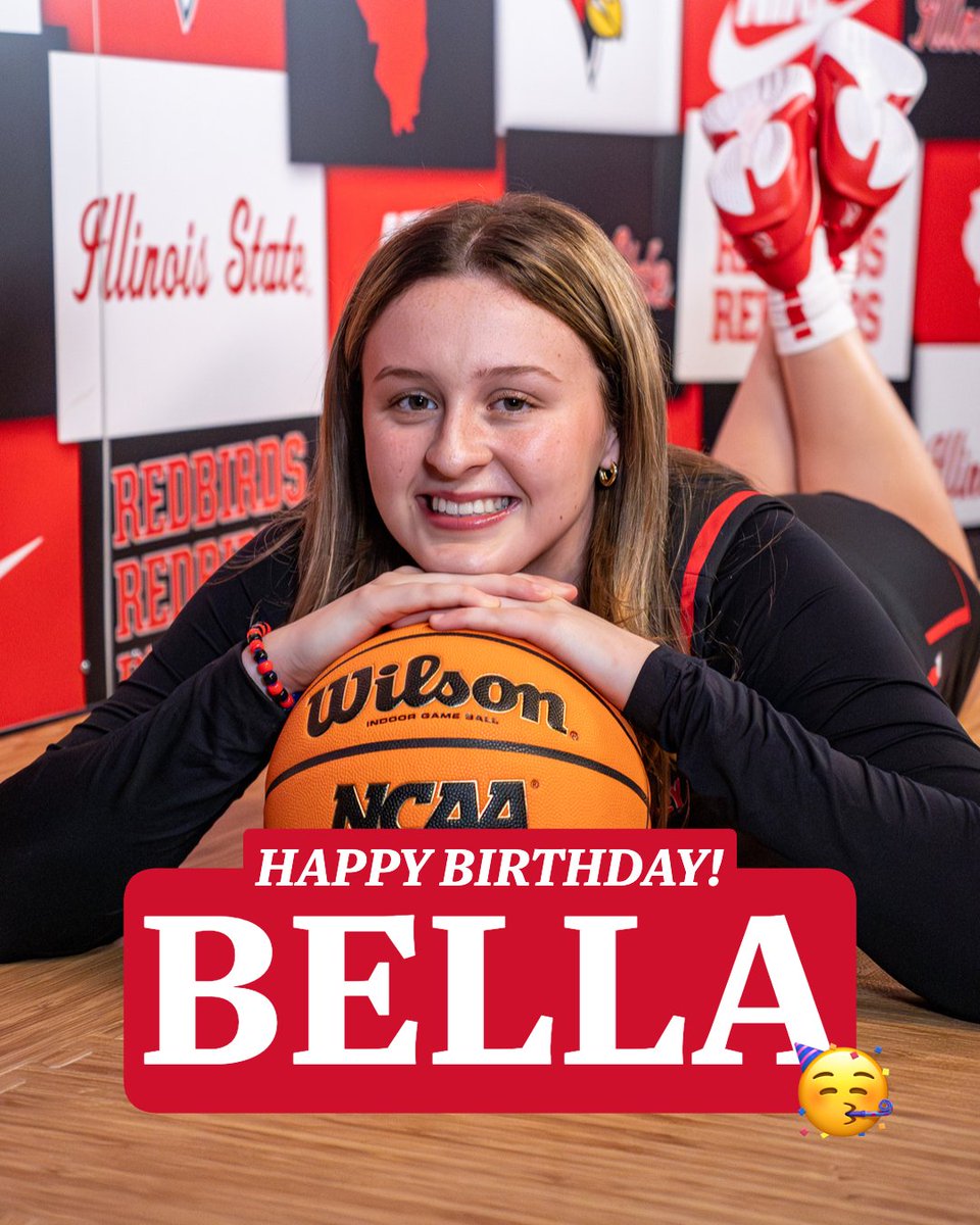 Illinois State Women’s Basketball (@redbirdwbb) on Twitter photo HBD, Bella🥳 HBD, Bella🥳