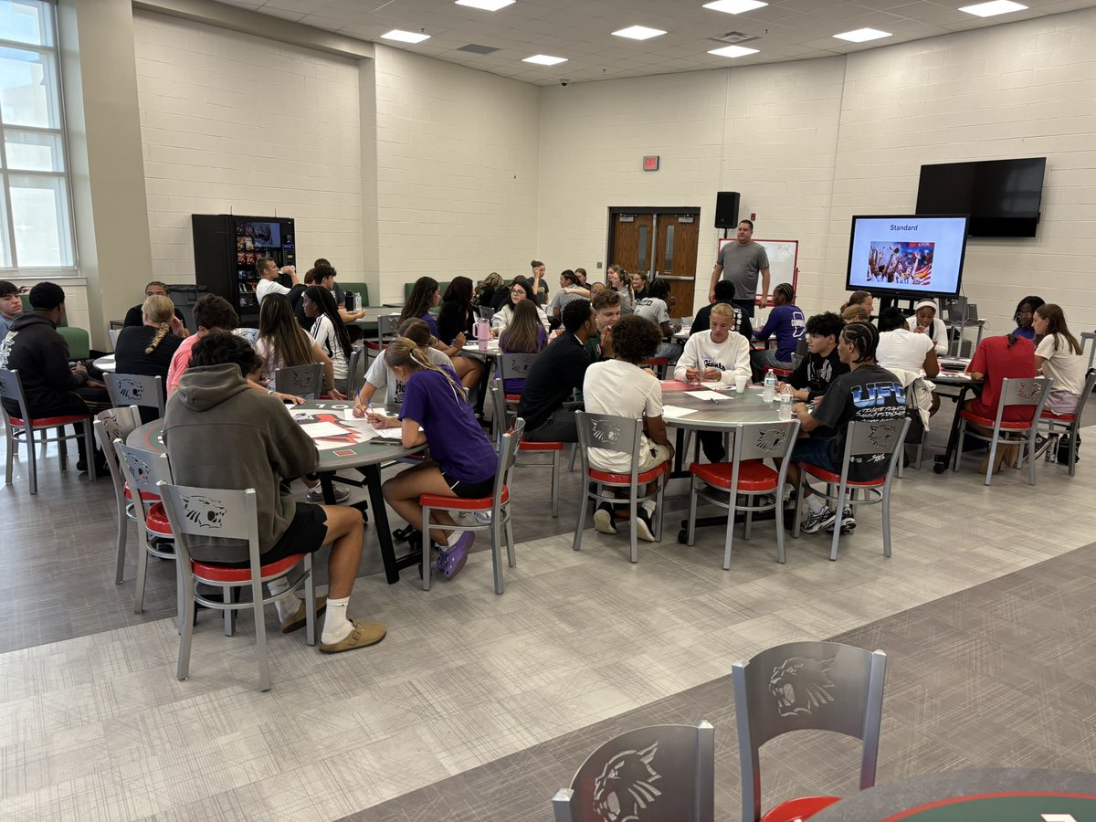 Great way to start the school year! Lawrence North hosted a four school student leadership conference today. Thanks to Warren Central, Ben Davis, and Covington for joining us! <a href="/IHSAA1/">IHSAA</a> <a href="/ltgoodnews/">LT Schools</a> <a href="/LNHSwildcats/">Lawrence North</a> <a href="/WarriorNation_/">Warrior Nation</a> <a href="/GiantAthletics/">Ben Davis Giants</a>