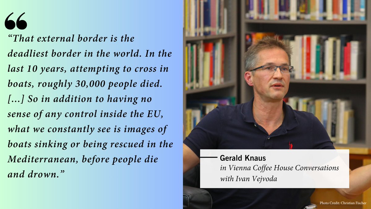 IWM (@iwm_vienna) on Twitter photo Tune in to the latest episode of the Vienna Coffee House Conversations, where IWM Permanent Fellow <a href="/IVejvoda/">Ivan Vejvoda</a> sits down with Austrian social scientist, best-selling author, and co-founder of the European Stability Initiative (<a href="/ESI_eu/">ESI - European Stability Initiative</a>), <a href="/rumeliobserver/">Gerald Knaus</a>:
iwm.at/europes-future… Tune in to the latest episode of the Vienna Coffee House Conversations, where IWM Permanent Fellow <a href="/IVejvoda/">Ivan Vejvoda</a> sits down with Austrian social scientist, best-selling author, and co-founder of the European Stability Initiative (<a href="/ESI_eu/">ESI - European Stability Initiative</a>), <a href="/rumeliobserver/">Gerald Knaus</a>:
iwm.at/europes-future…