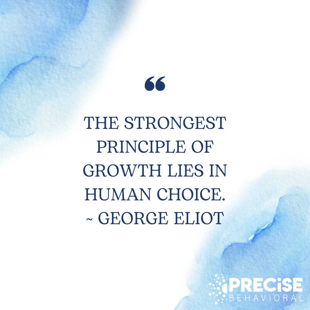 Growth starts the moment you choose it for yourself.

#MentalHealth #PreciseBehavioral #PreciseBH