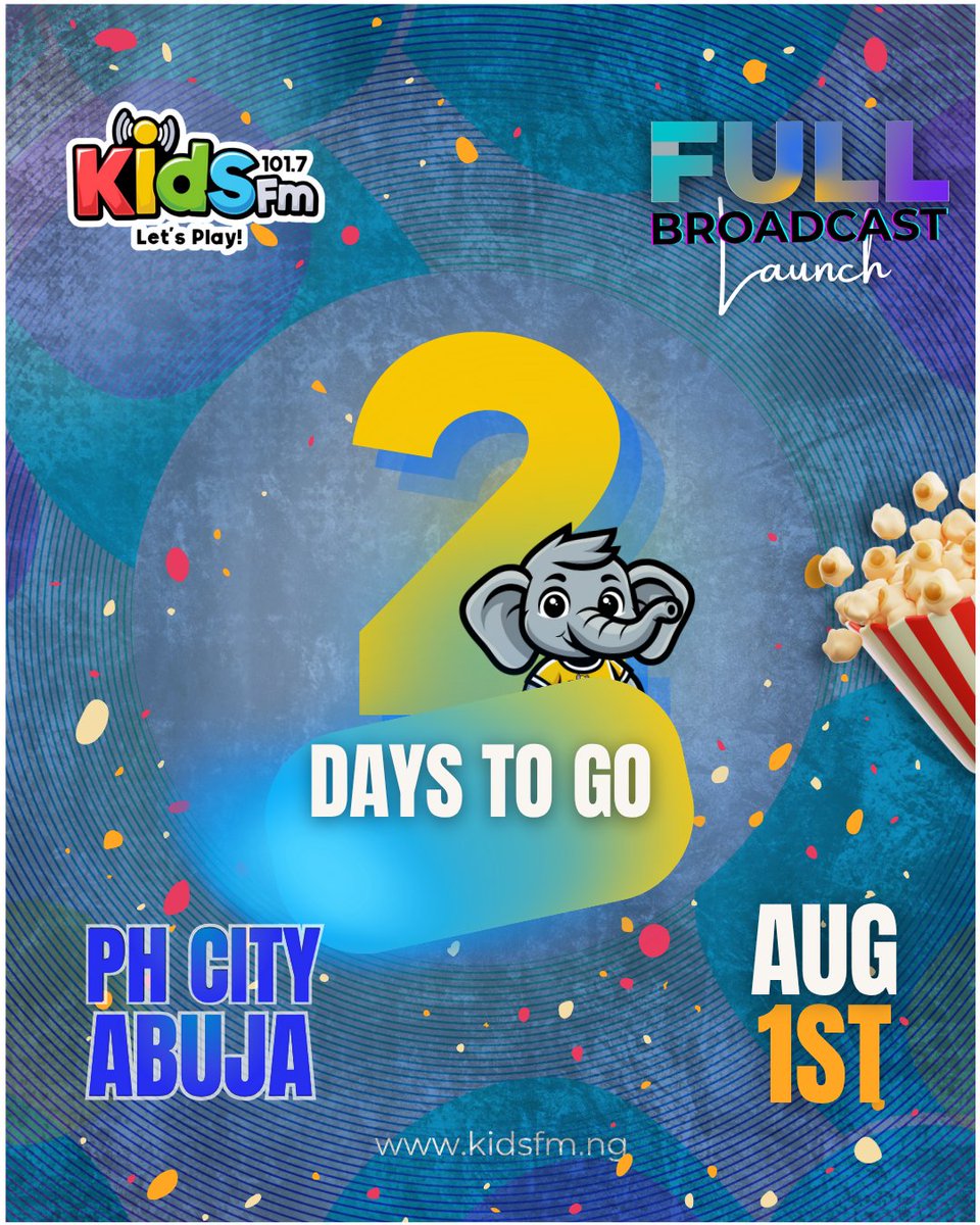 2 DAYS TO GO! ❤️📷📷📷

KIDS FM ABUJA &amp; PORT HARCOURT KICKS OFF IN 2 DAYS!
_
#Kidsfmabuja #Kidsfmlagos #FullBroadcast #Launch #NEPA