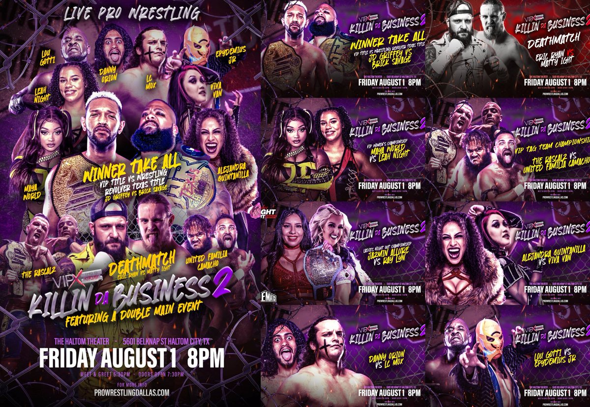 VIP Wrestling Dallas tweet media