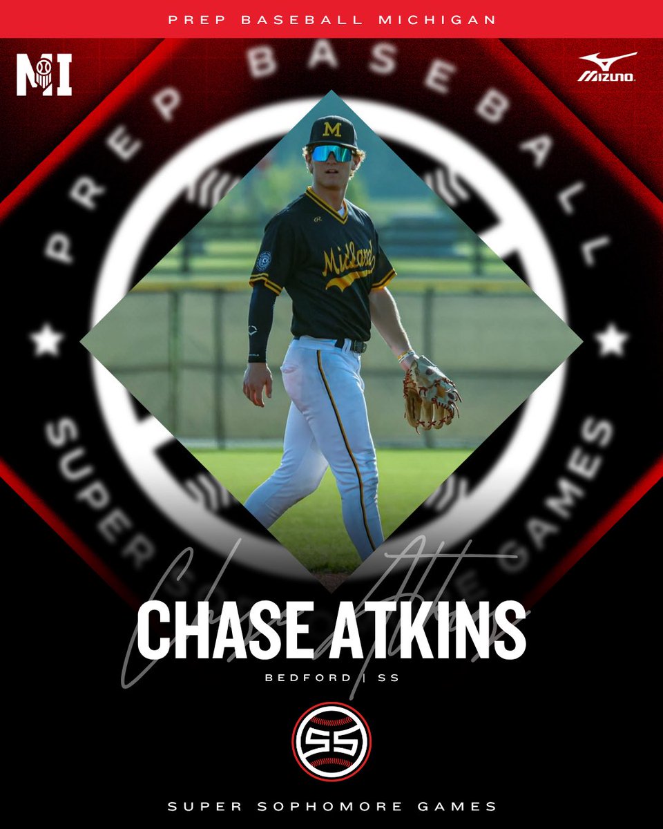 𝐌𝐢𝐝𝐰𝐞𝐬𝐭 𝐒𝐮𝐩𝐞𝐫 𝐒𝐨𝐩𝐡𝐨𝐦𝐨𝐫𝐞 𝐆𝐚𝐦𝐞𝐬

2028 SS Chase Atkins (Bedford) is locked in for #MWSSG25 at Ohio State 🔒

<a href="/chaseatkins0922/">Chase Atkins</a> | <a href="/MidlandAmer15U/">Midland American 15U</a>
