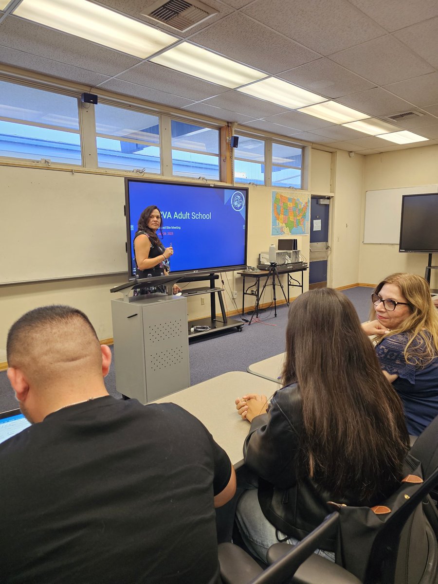 Back to School meetings are always a great time to reconnect and plan for the new semester! #SUHSDAdultEd #AdultEducation #AdultEdu #AdultEd