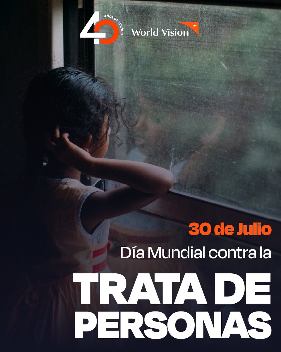 La trata de personas roba sueños, vidas y derechos.

Hoy levantamos la voz para proteger a cada niños, niña y adolescente de esta realidad ✊

#WorldVisionCostaRica #40añosdesueños