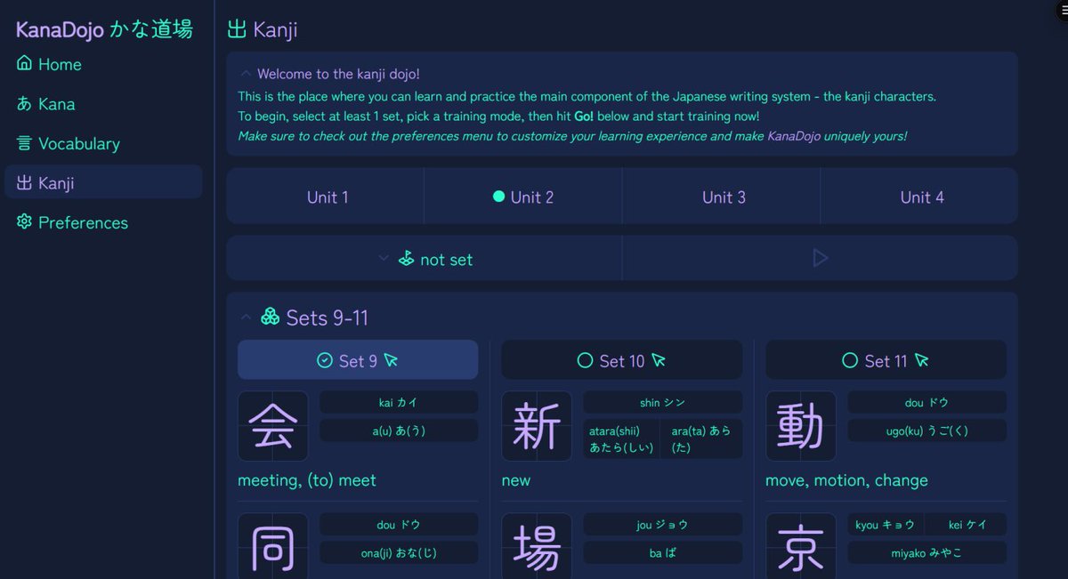 lingdojo's tweet photo. Building a 100% free, open-source Japanese learning platform with a focus on minimalism and aesthetics. 
Why? Because learning should be free and, most importantly, *fun*.
Interested? Check it out at https://t.co/WpiKCoSsdC ^^
#buildinpublic #japanese #learnjapanese https://t.co/37msGEwXUk