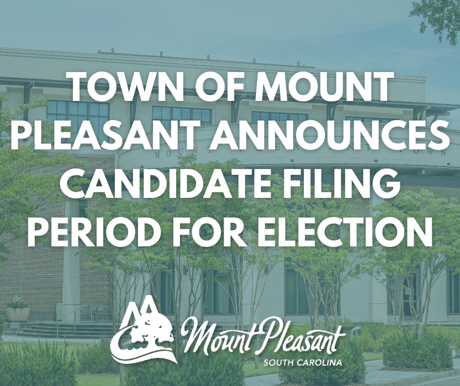 Thinking about running for office? The candidate filing period for the Town of Mount Pleasant’s municipal election opens Monday, August 4 at 12 p.m. and closes Monday, August 18 at 12 p.m.

tompsc.com/CivicAlerts.as…