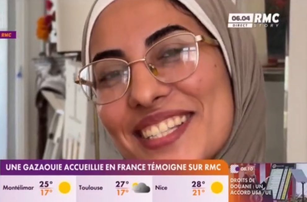 Julien Bahloul (@julienbahloul) on Twitter photo Cette Palestinienne gazaouie qui fait l'apologie des crimes islamistes et du nazisme et d'Hitler est entrée en France grâce au Consulat de France à Jérusalem et au cabinet du ministre des Affaires étrangères.
#Nourattalah
On attend vos explications <a href="/jnbarrot/">Jean-Noël Barrot</a> <a href="/FranceJerusalem/">France à Jérusalem 🇫🇷 🇪🇺</a> Cette Palestinienne gazaouie qui fait l'apologie des crimes islamistes et du nazisme et d'Hitler est entrée en France grâce au Consulat de France à Jérusalem et au cabinet du ministre des Affaires étrangères.
#Nourattalah
On attend vos explications <a href="/jnbarrot/">Jean-Noël Barrot</a> <a href="/FranceJerusalem/">France à Jérusalem 🇫🇷 🇪🇺</a>