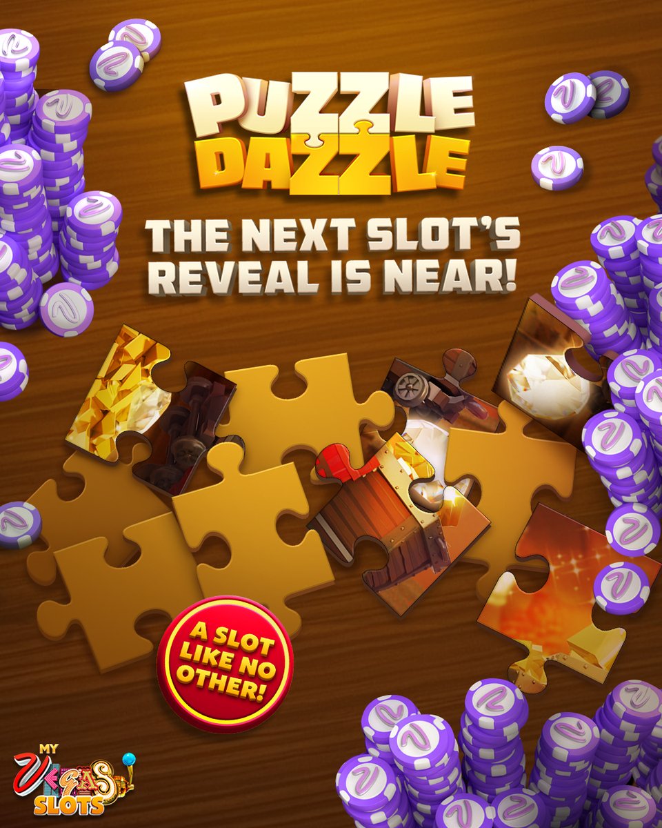 myvegas.play-freebies.com/4o81M1d
Solve the tease, get FREE CHIPS 🧠
Puzzle Dazzle is LIVE—your exclusive look behind the curtain 🧩
Play your favorite games, collect pieces, and complete the picture
Unlock the next slot game before anyone else—and win BIG 🎁
How is your puzzle looking so