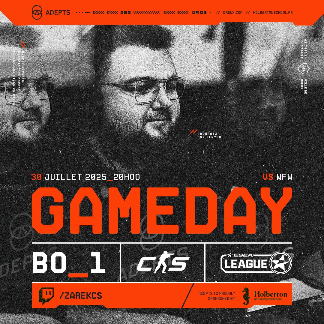 ADEPTS (@adepts_team) on Twitter photo HERE. WE. GO💥
À dans quelques minutes pour notre premier match post MAJ😎
.
🏆<a href="/ESEA/">ESEA League</a> Main
🆚 Woe From Wit
📺@ZaReKCS - ttv/zarekcs HERE. WE. GO💥
À dans quelques minutes pour notre premier match post MAJ😎
.
🏆<a href="/ESEA/">ESEA League</a> Main
🆚 Woe From Wit
📺@ZaReKCS - ttv/zarekcs