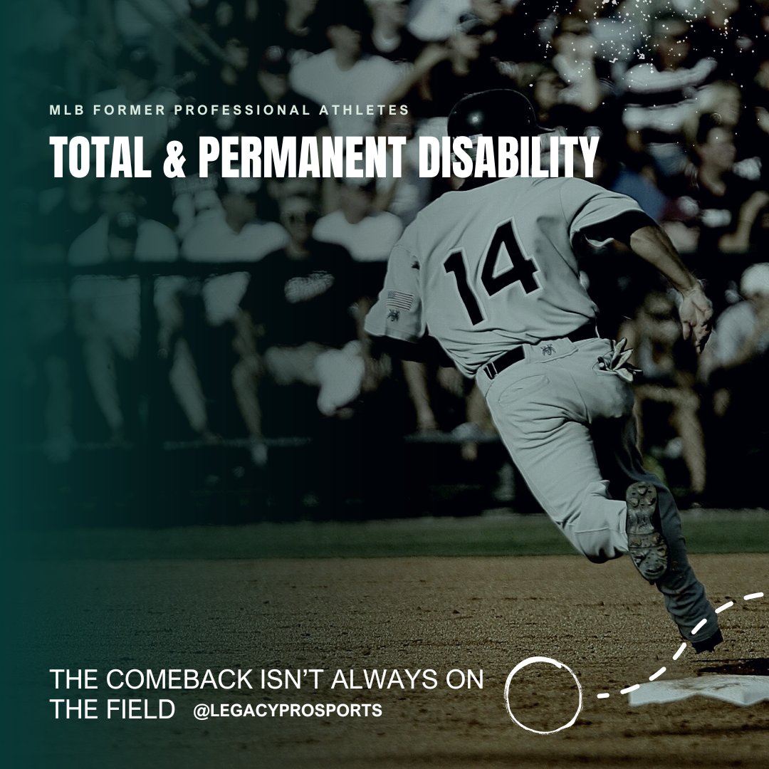The comeback isn’t always on the field. ⚾ Some MLB players leave the game due to Total &amp; Permanent disabilities—life-changing conditions that end careers &amp; impact daily life.

They deserve more than applause. They deserve recognition &amp; support.
#MLB #TotalAndPermanent