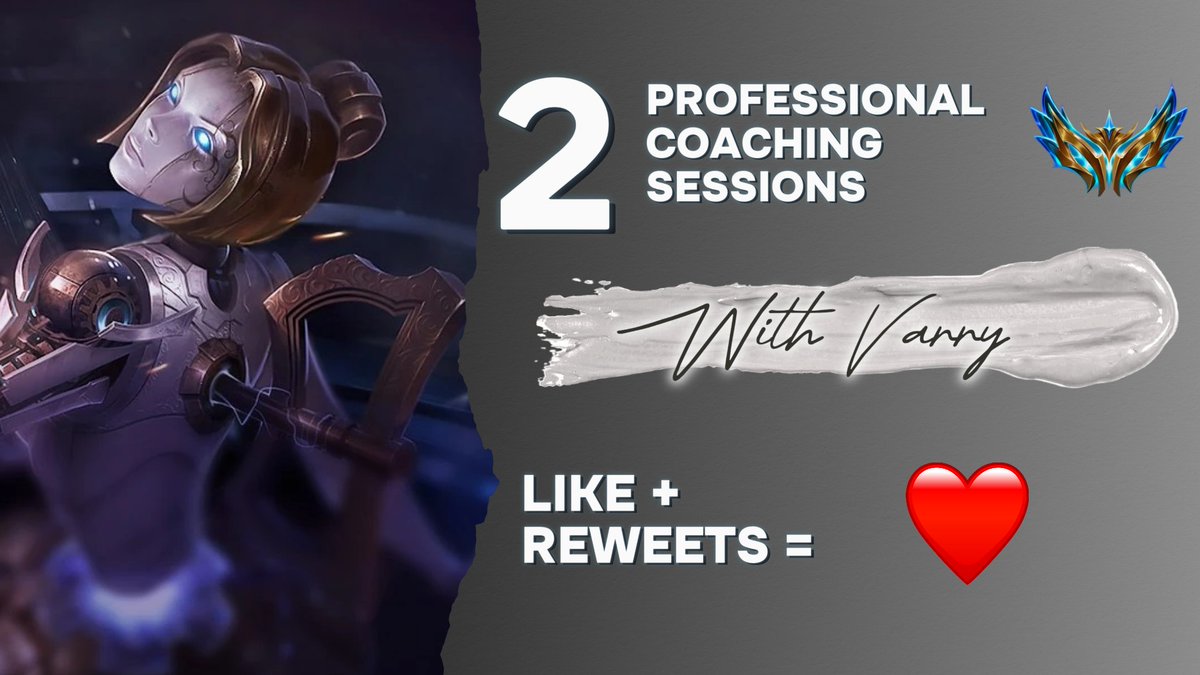 Coaching🧠
I want to do more coaching again and created a metafy page for that 👨‍🏫
metafy.gg/@varry

I'll also be giving away 2 free coaching sessions!
To join just ❤️+🔁 and make sure to follow me.
1 session is around 1 1/2 hours ⏰

Questions?
Discord - varrylol