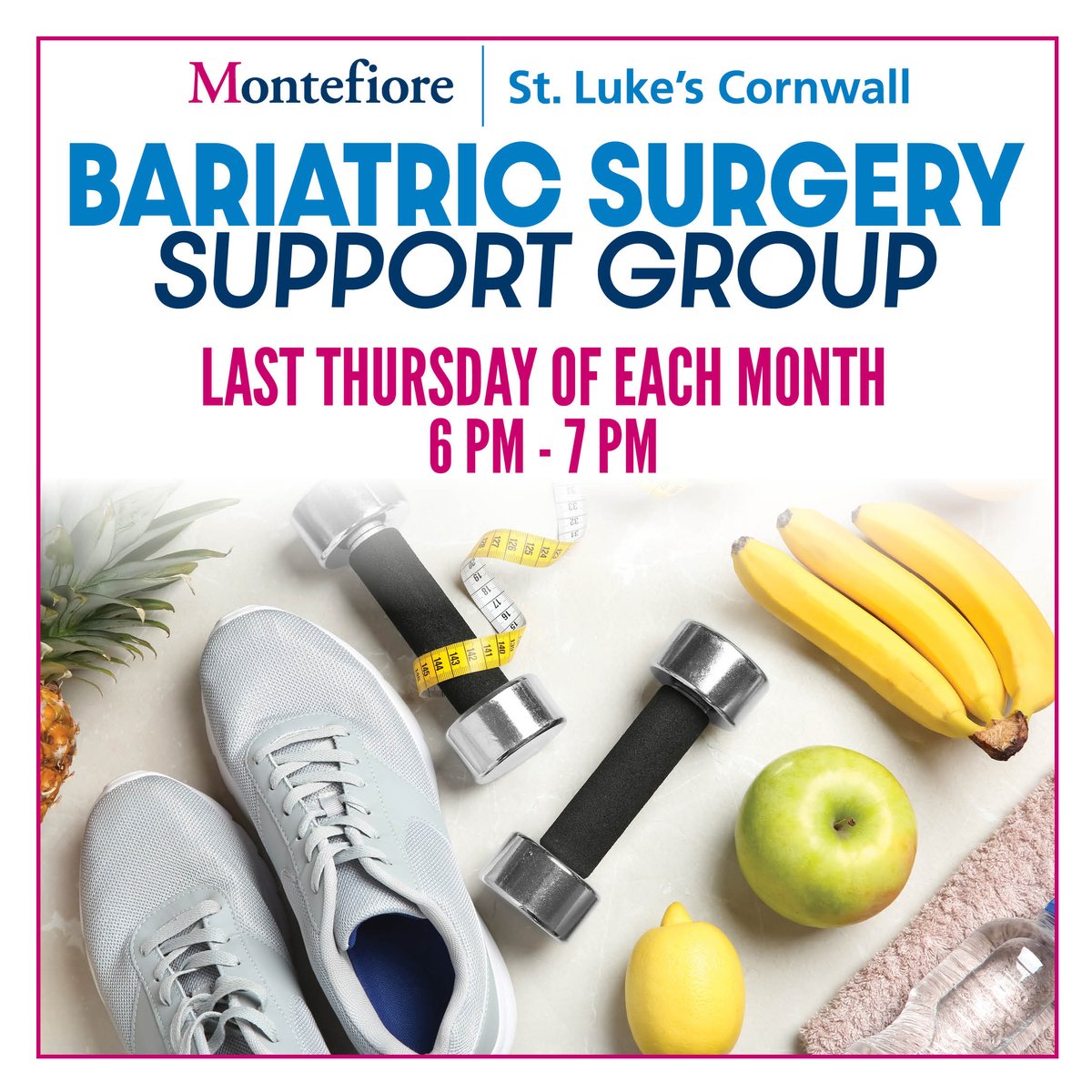 When you feel like quitting, think about why you started.
Join us tomorrow on the Newburgh Campus at 70 Dubois Street, Newburgh, NY.
You can also join virtually by visiting bit.ly/MSLCBariatrics… or dial in at (929) 346-7209 | Conference ID 503 994 718#.