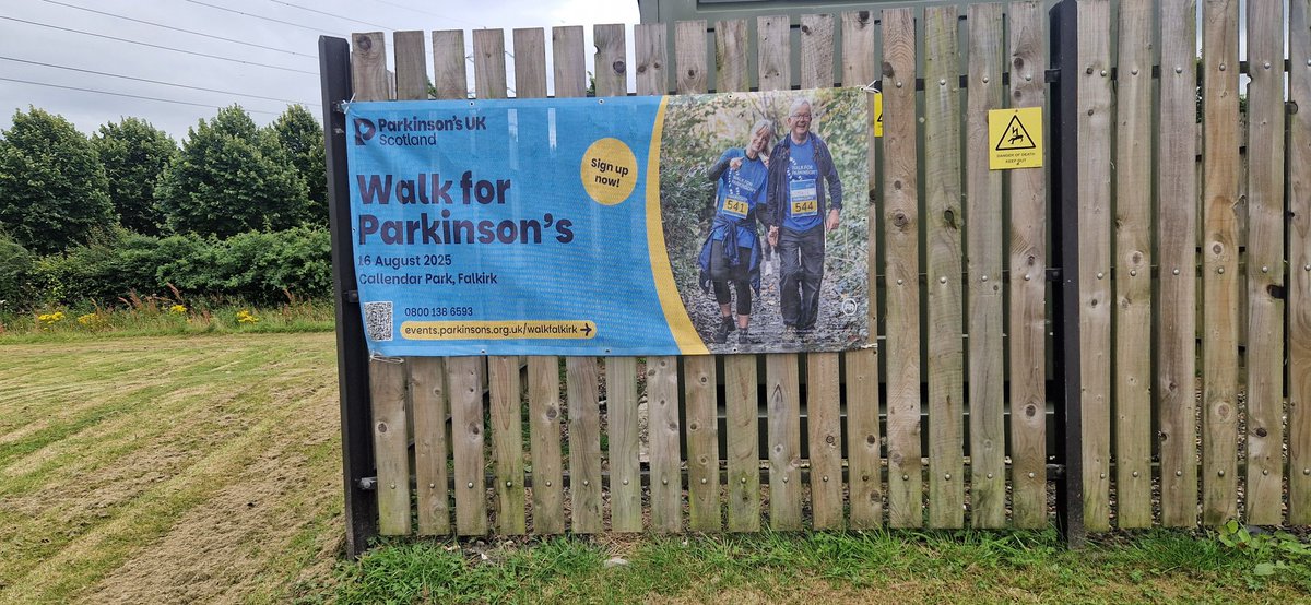 A wee plug at the Kelpies for the Walk for Parkinsons.  Happening soon <a href="/ParkinsonsUKSco/">Parkinson's UK Scotland</a>