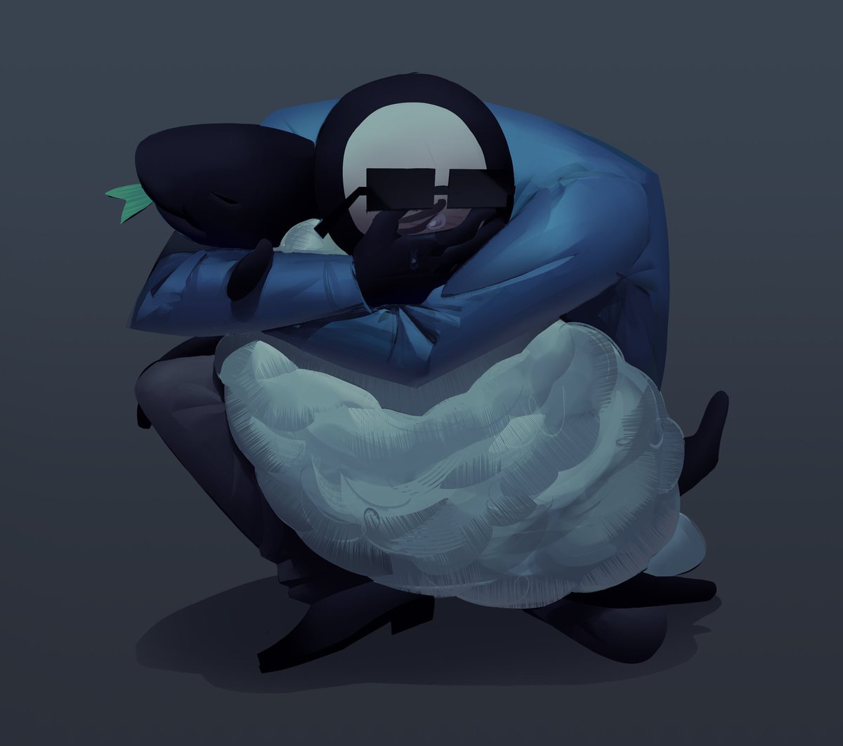 full of grief
