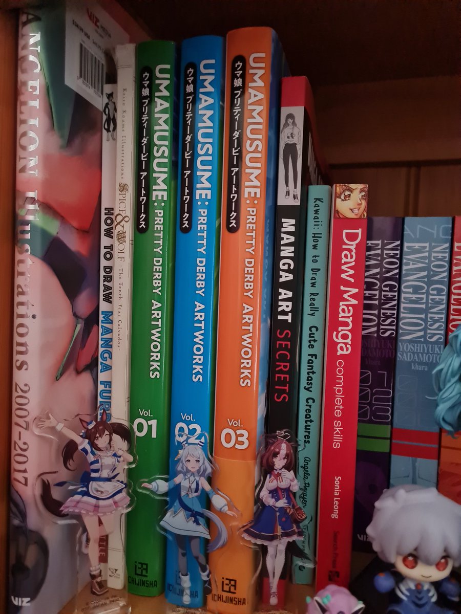 georginawuffy's tweet photo. Treated myself to @umamusume_eng art books, though they are in Japanese, they're still really cool!

Really recommend picking these up, it's interesting being able to see all the art and different revisions there are of some pieces. 

#umamusume https://t.co/xTxHerTpaw