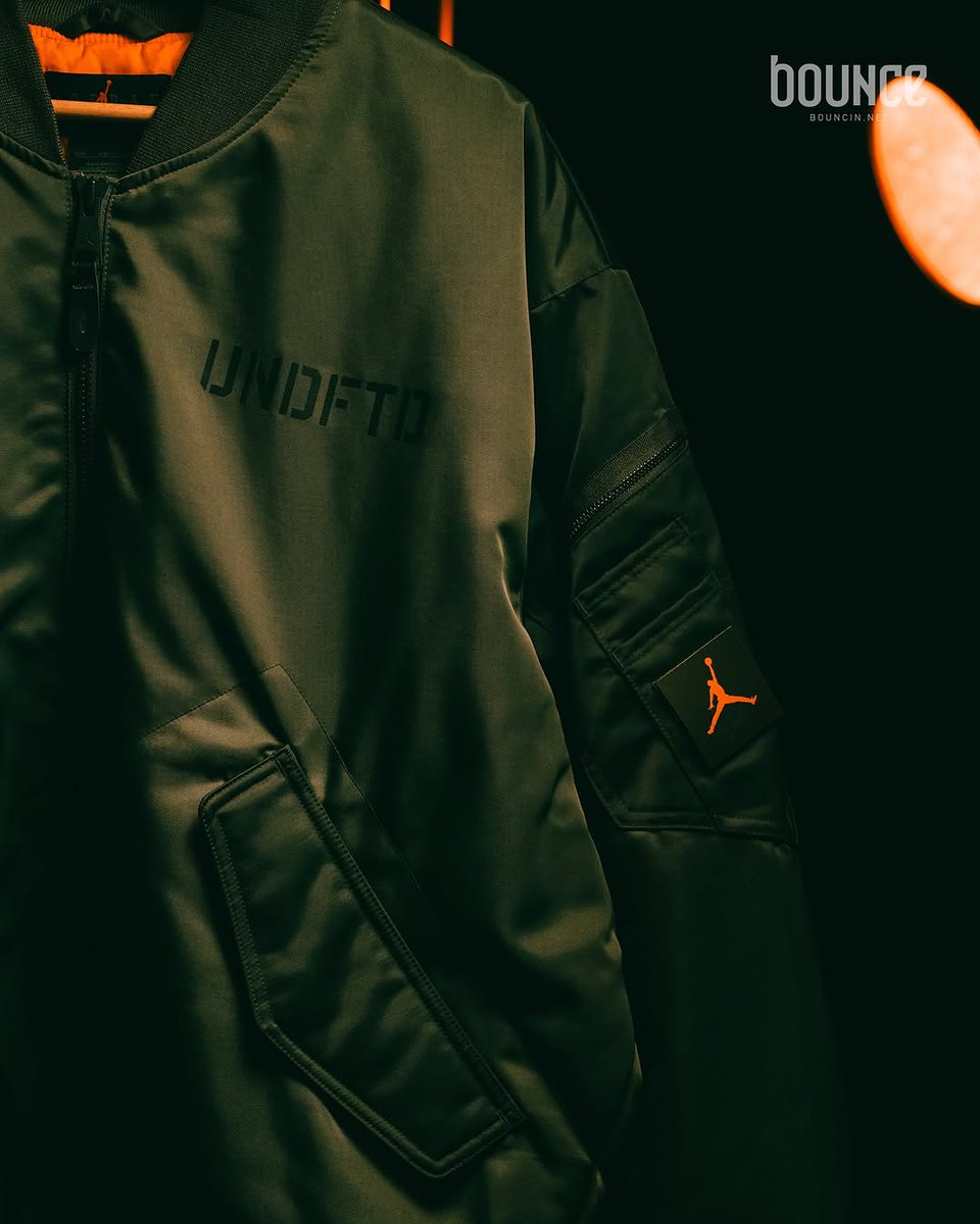 FIRST LOOK: UNDEFEATED x Air Jordan MA-1 Flight Jacket 👀🪖