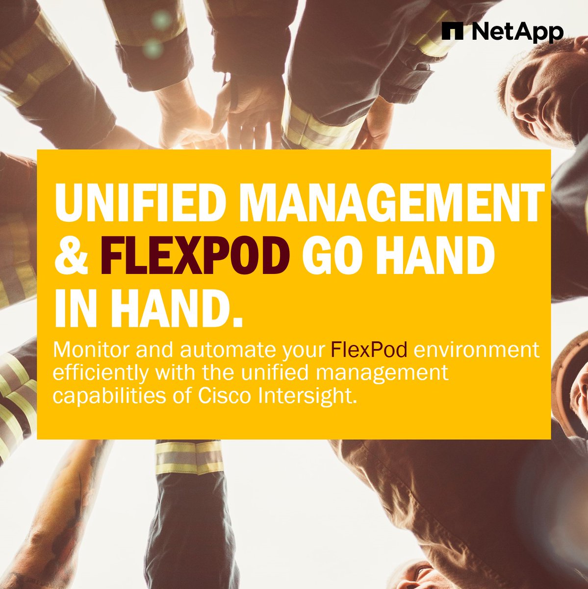 FlexPod's tweet image. Unified Management with Cisco Intersight📊 Simplify management of your infrastructure with FlexPod and Cisco Intersight🧠 Monitor and automate your FlexPod environment efficiently🔗 Discover more: bit.ly/3GKu8NQ #FlexPod #NetApp #Cisco #systemsmanagement #sysadmin…